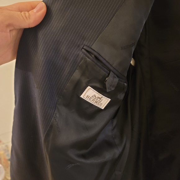 Hermes brand mens suit jacket/sport coat - Picture 2 of 9